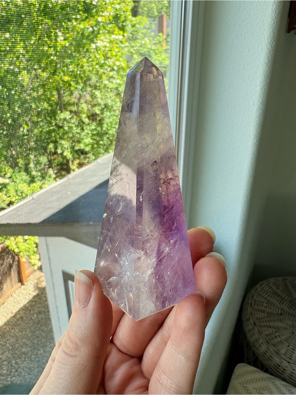 Amethyst Crystal Obelisk